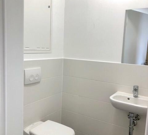 WC mit Handwaschbecken
