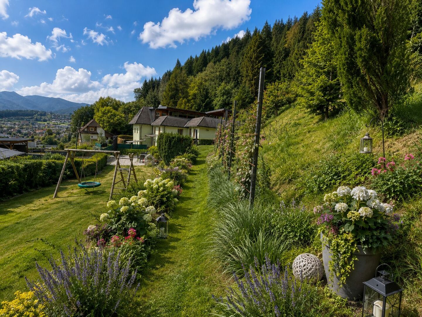 Blick in den Garten