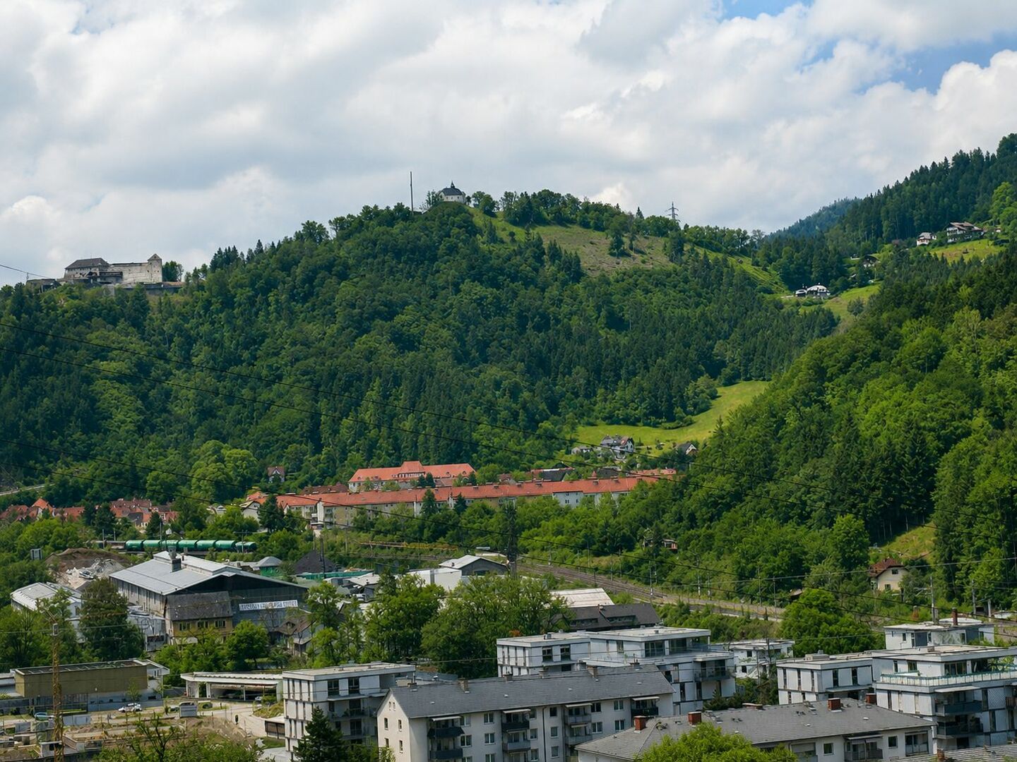 Blick zur Burg