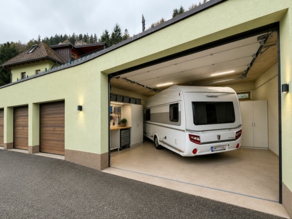 Garage für Wohnwagen
