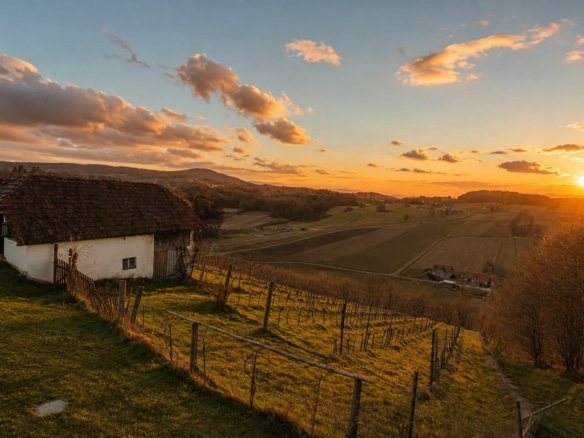Sonnenuntergang KI-unterstützt