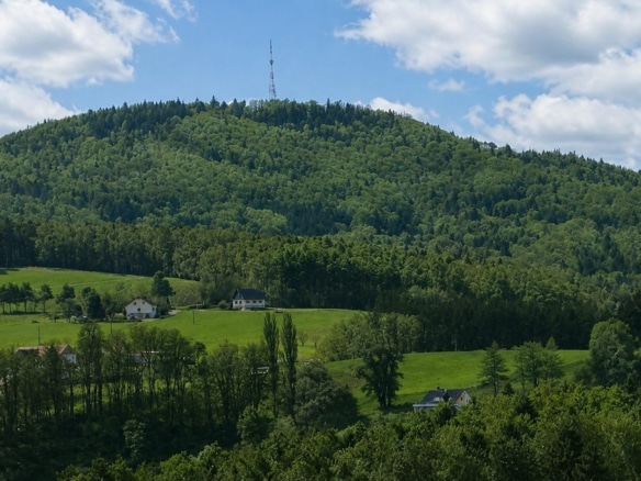 Blick ins Hügelland