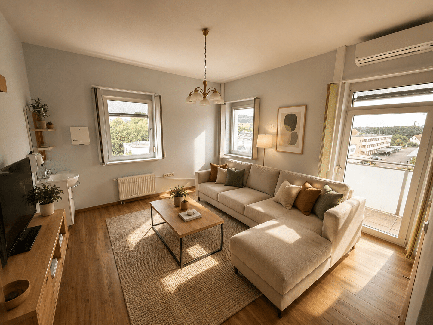 Penthouse-Wohnzimmer