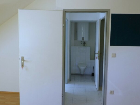 Zugang zum Schlafzimmer un d Sanitär