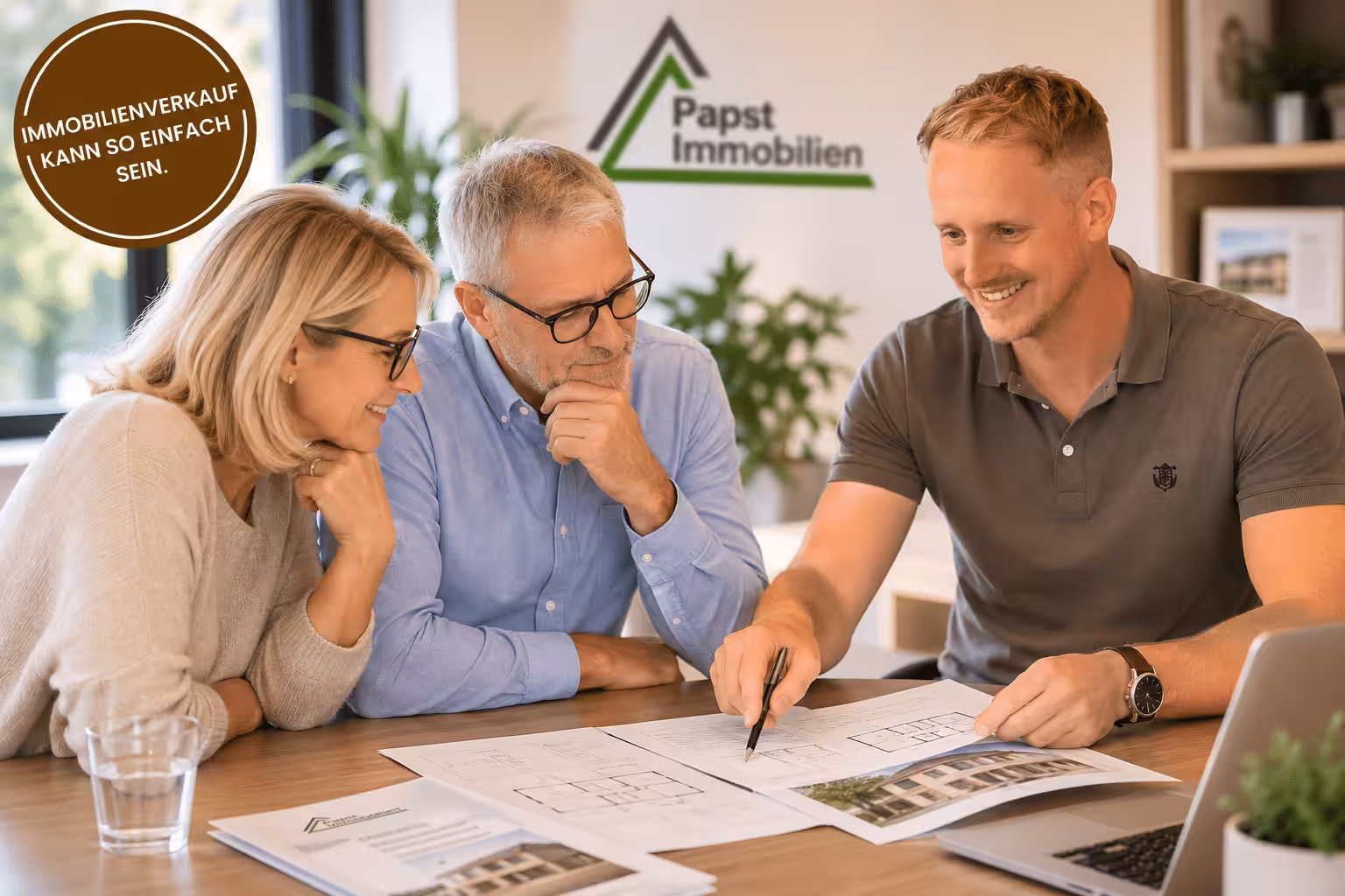 Unterlagen für den Immobilienverkauf gemeinsam mit Papst Immobilien vorbereiten