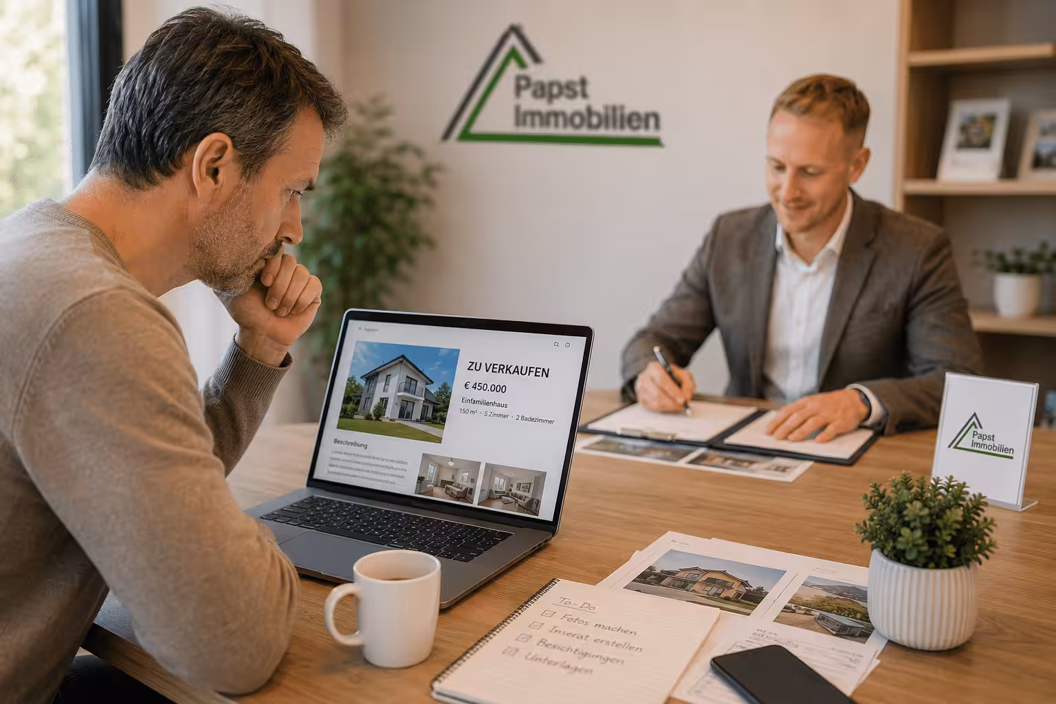 Typische Fehler beim privaten Immobilienverkauf vermeiden.