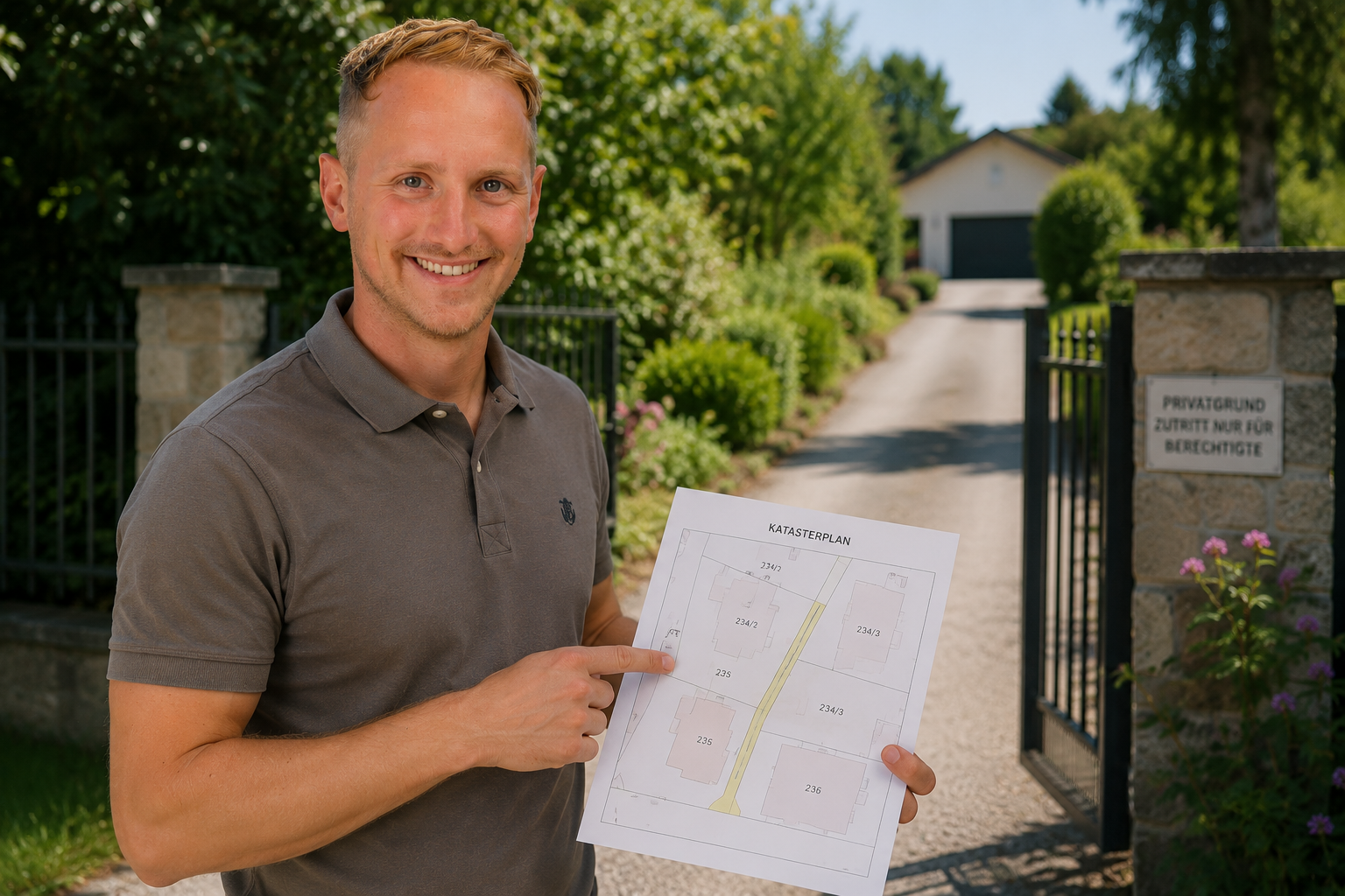 Wegerecht und Servituten bei Grundstücken prüfen.