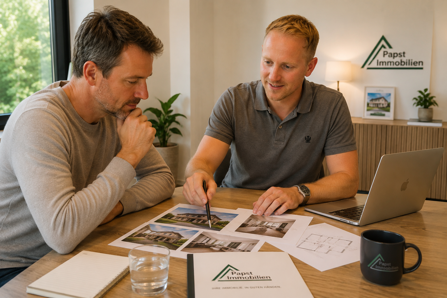 Professionelle Beratung vor dem Immobilienverkauf.