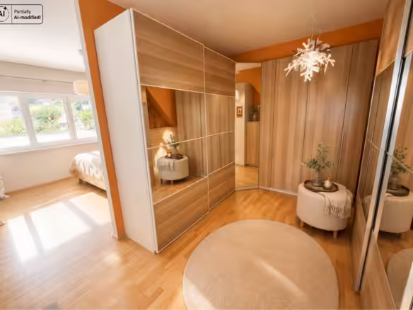Masterbedroom mit Schrankraum