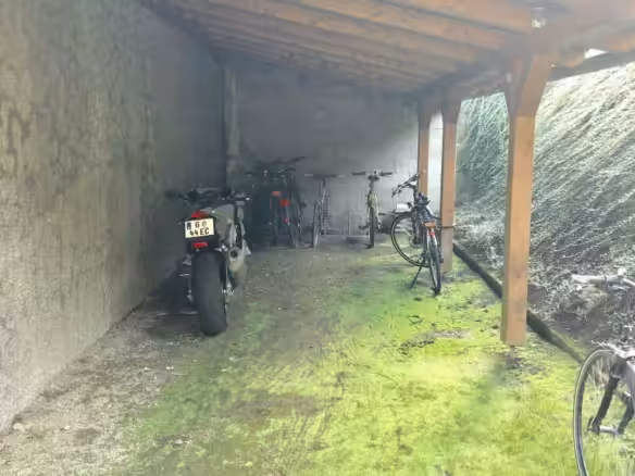 Platz für Fahrrad