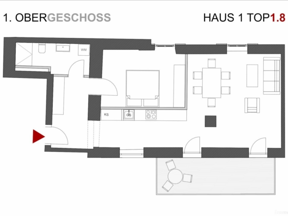 Grundriss 1.8