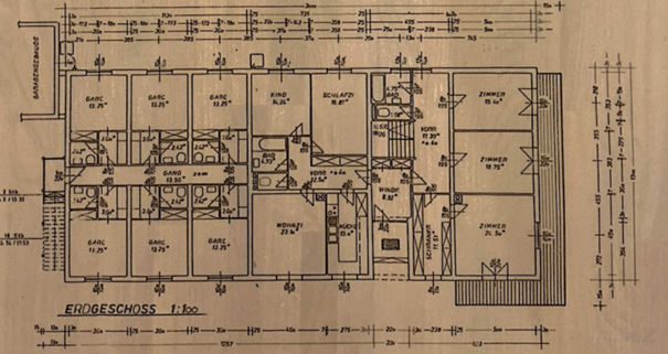 Grundriss Haus 2.te Reihe