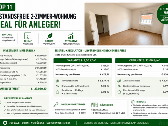 Übersicht Investition