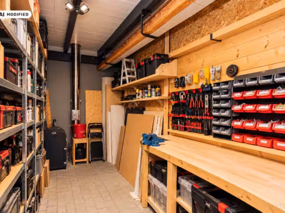 Organisierte Werkstatt mit Werkzeugen und Stauraum_resized_1